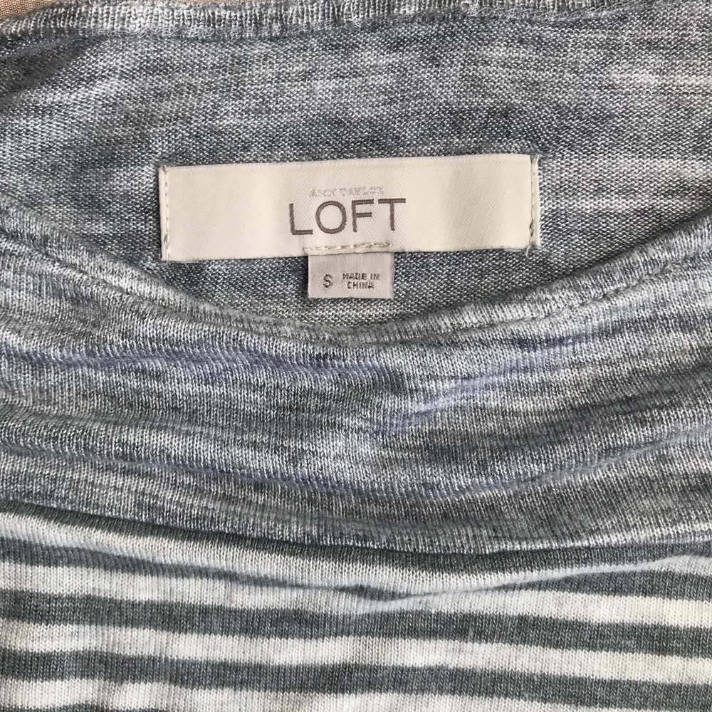 LOFT Striped Crop Top - Picture 5 of 7